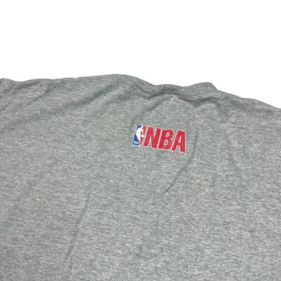 Vintage 90s MGD Miller Genuine Draft NBA Basketball Tee T-Shirt Gray Adult 2X - Picture 4 of 6